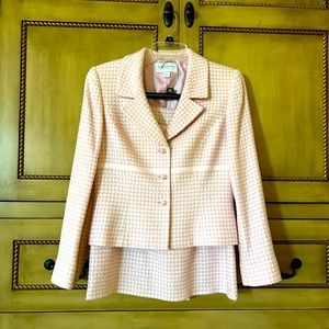 Suit tweed separate with skirt